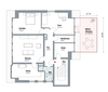 Grundriss OG mit Dachterrassenoption