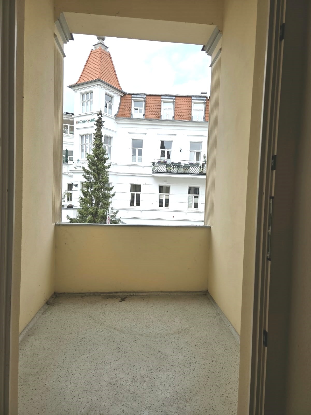 Balkon an der Küche
